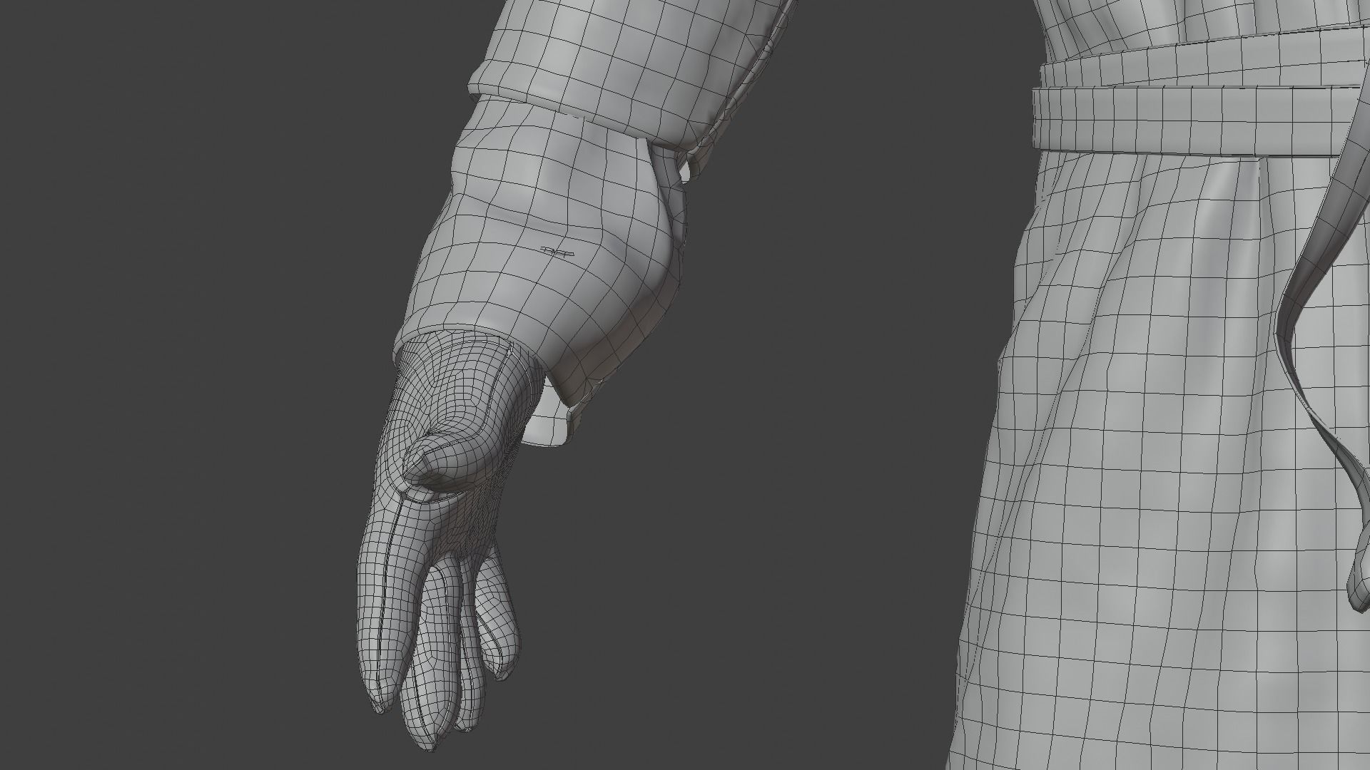 SOLDIER Medieval infantryman 3D model_42