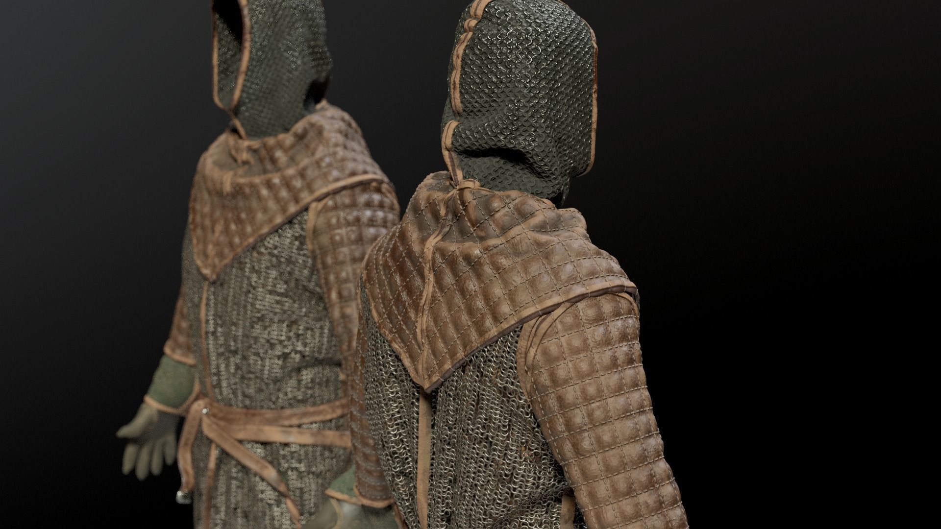 SOLDIER Medieval infantryman 3D model_19