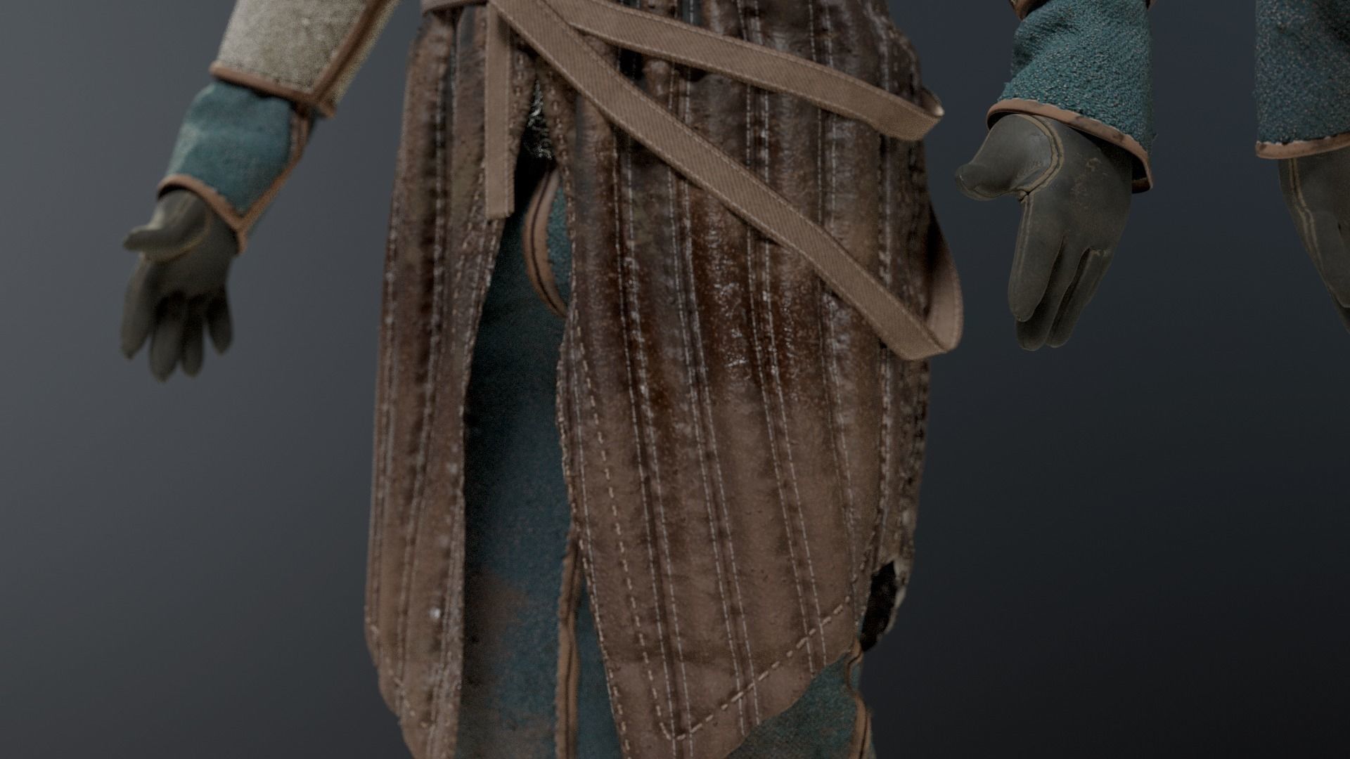 SOLDIER Medieval infantryman 3D model_26