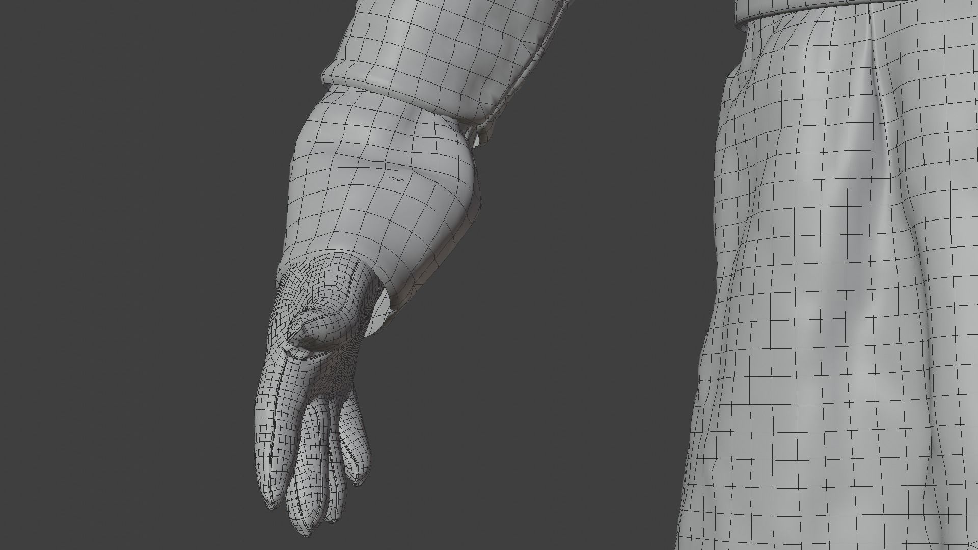 SOLDIER Medieval infantryman 3D model_48