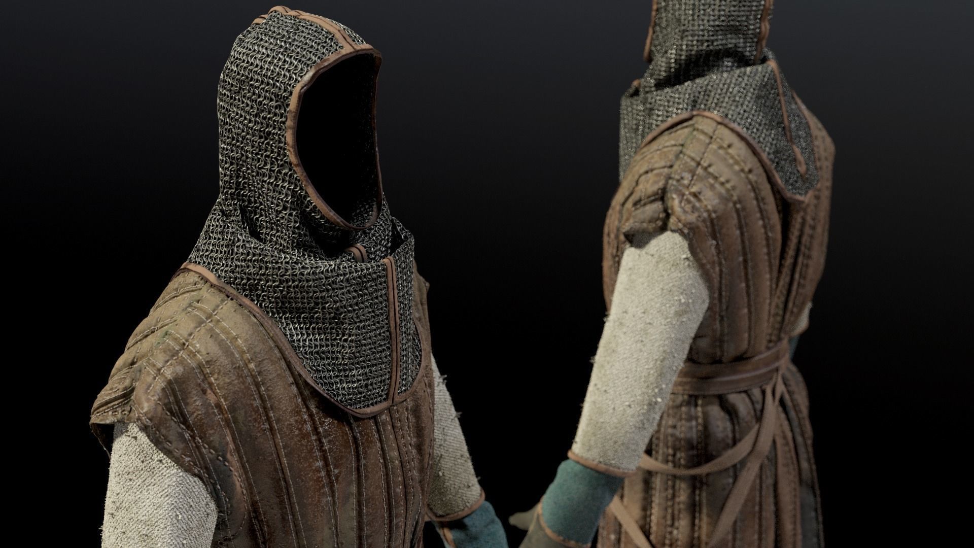 SOLDIER Medieval infantryman 3D model_23