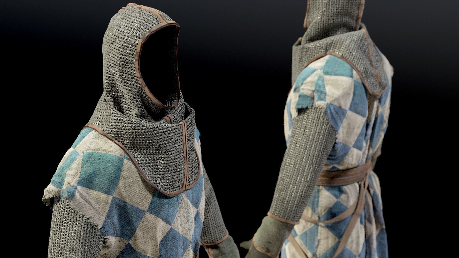 SOLDIER Medieval infantryman 3D model_13