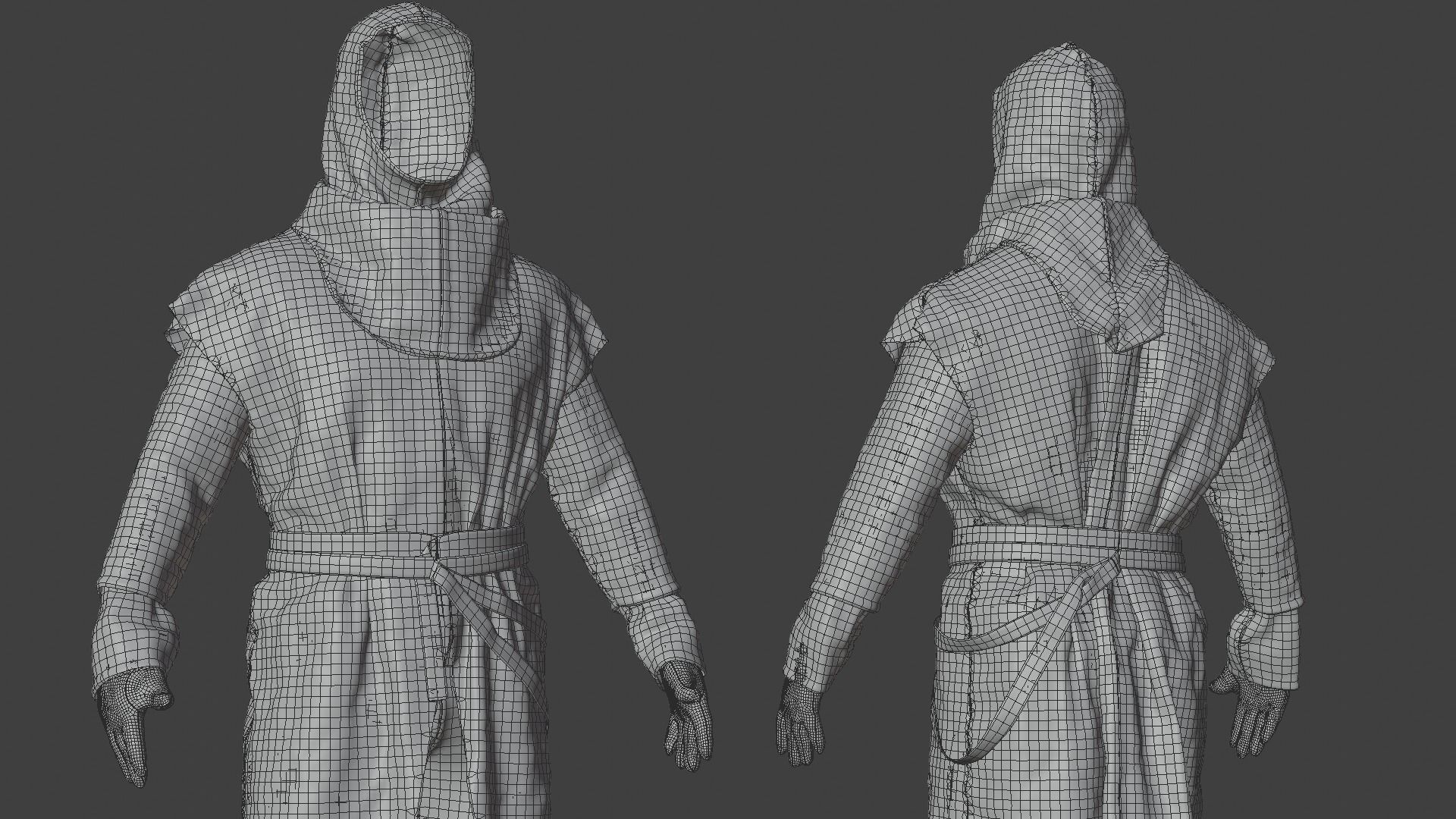 SOLDIER Medieval infantryman 3D model_44