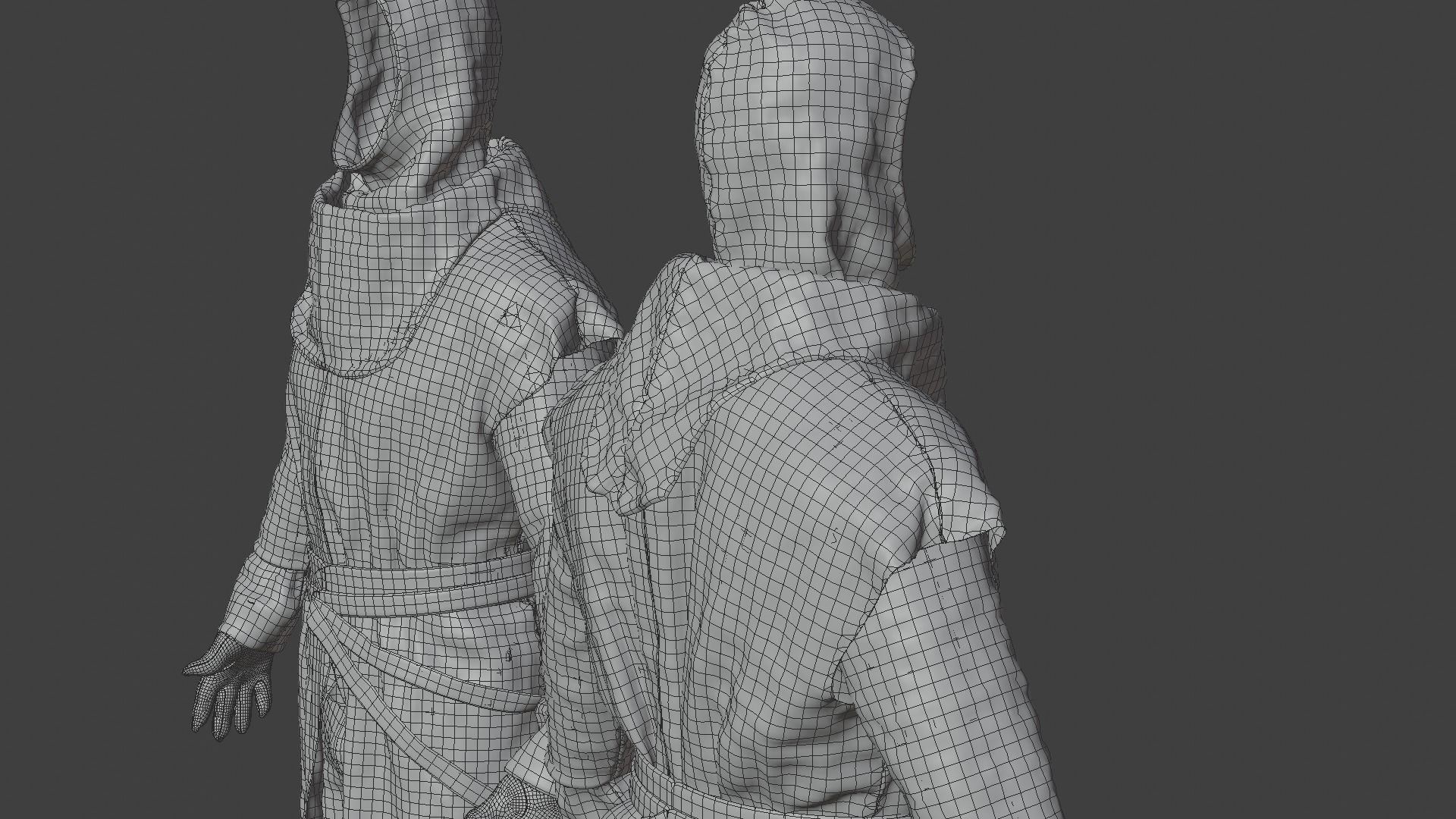 SOLDIER Medieval infantryman 3D model_43