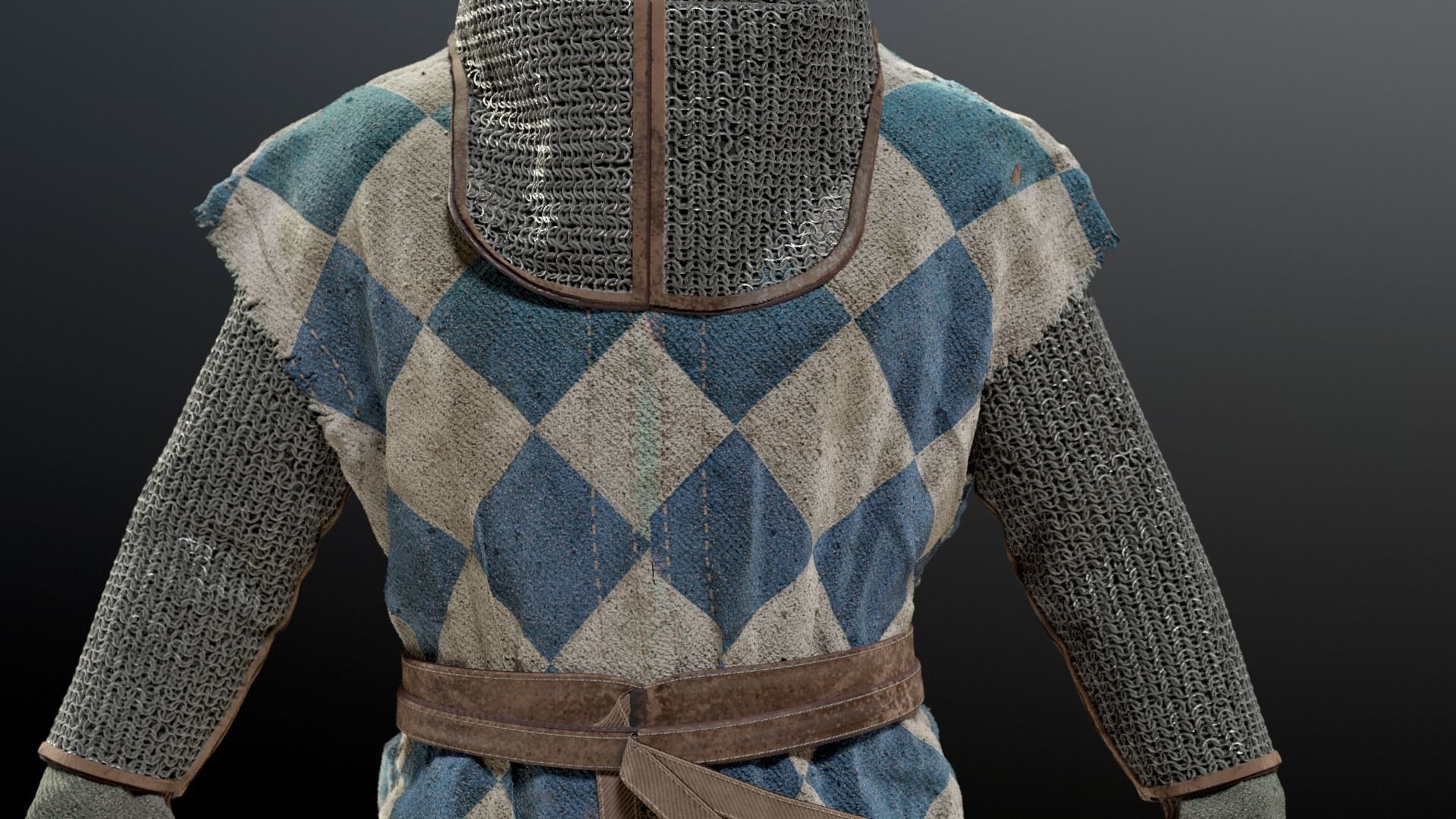 SOLDIER Medieval infantryman 3D model_15