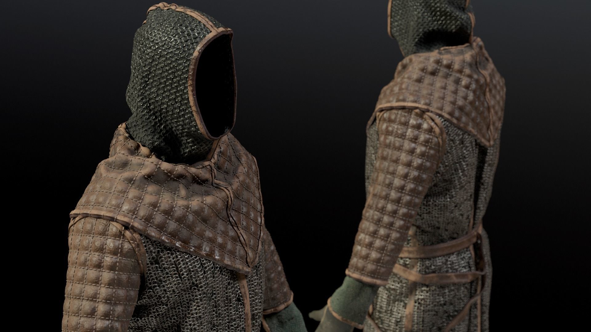 SOLDIER Medieval infantryman 3D model_18