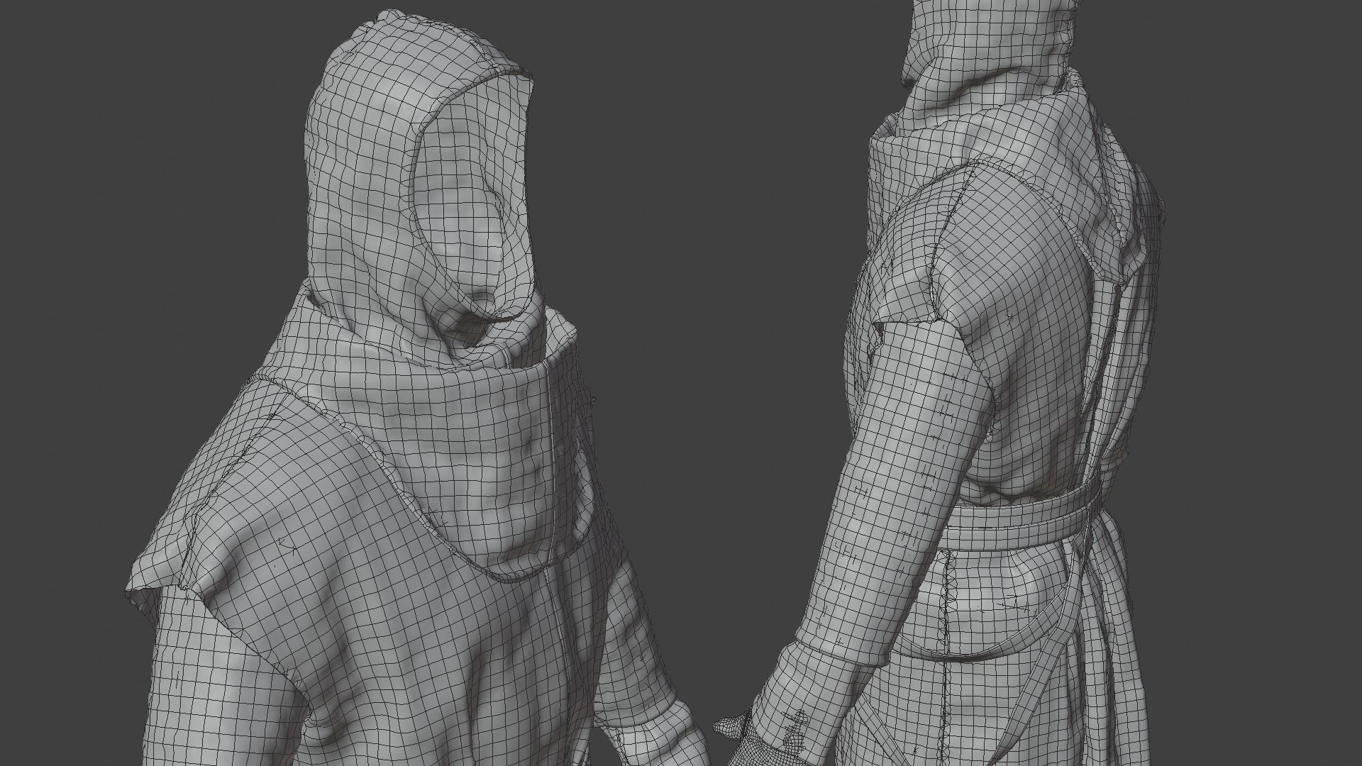 SOLDIER Medieval infantryman 3D model_47