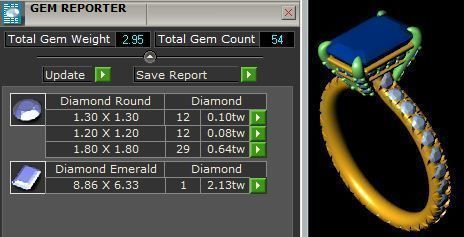 Rectangle Ring Number 148 3D print model_4