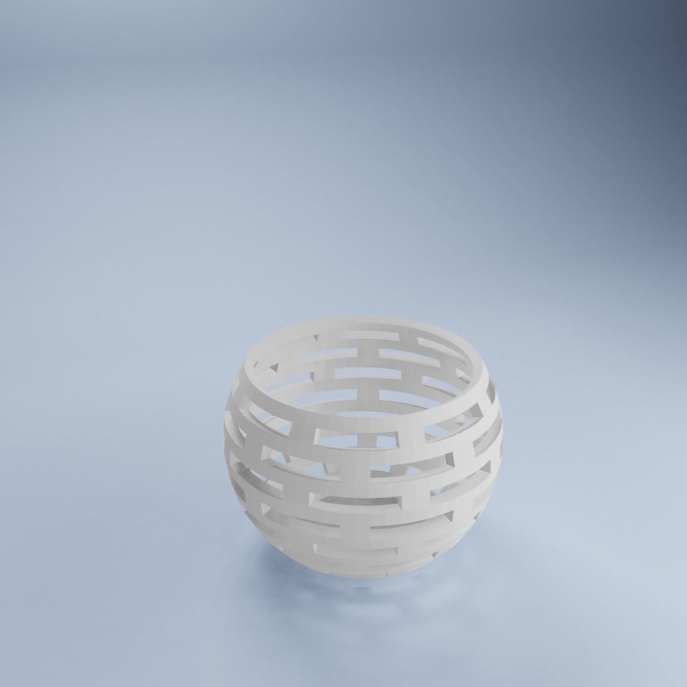 Housedecoration - Tealightholder 3D print model_2