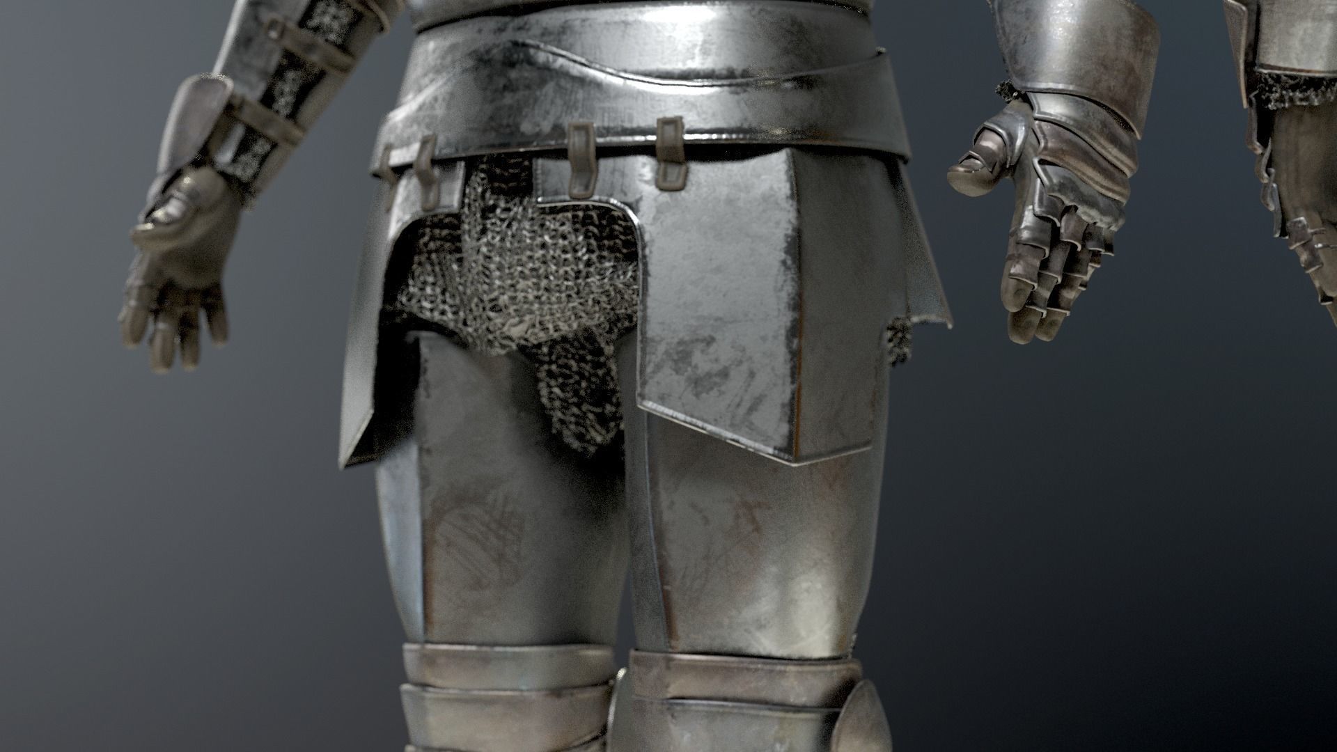 SOLDIER Medieval Knight 3D model_8