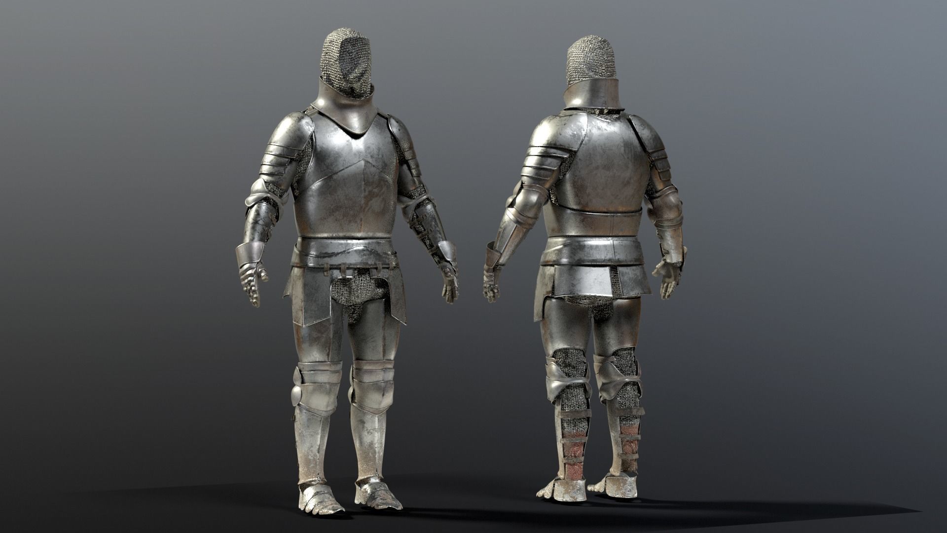 SOLDIER Medieval Knight 3D model_1