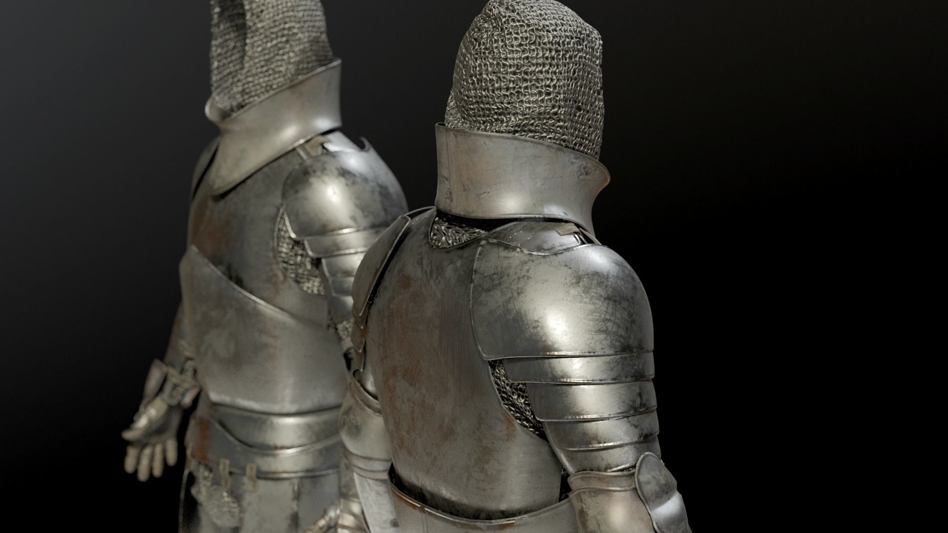 SOLDIER Medieval Knight 3D model_4
