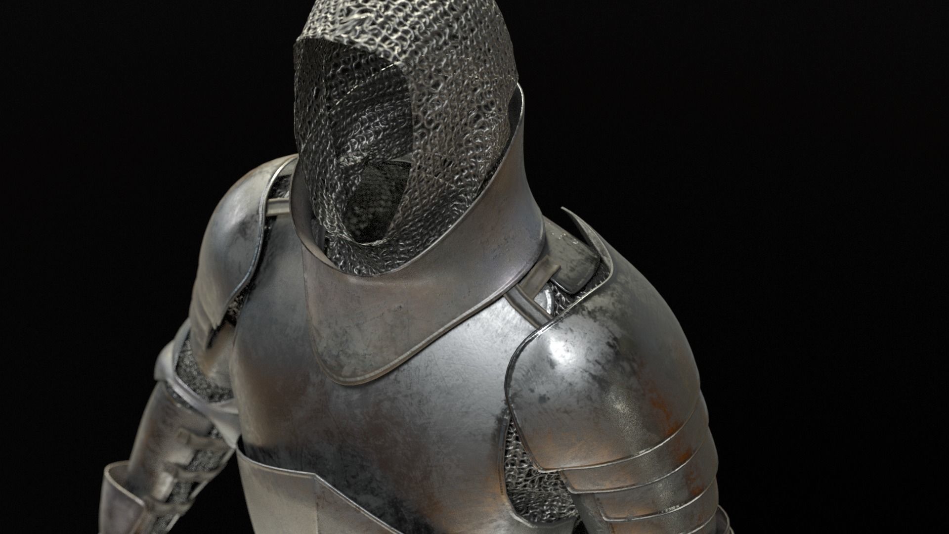 SOLDIER Medieval Knight 3D model_6