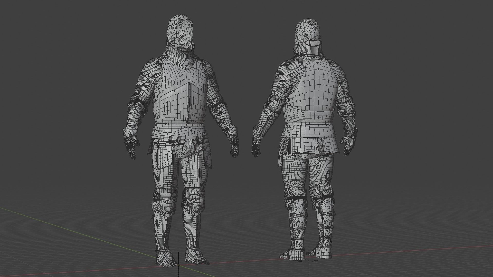 SOLDIER Medieval Knight 3D model_23