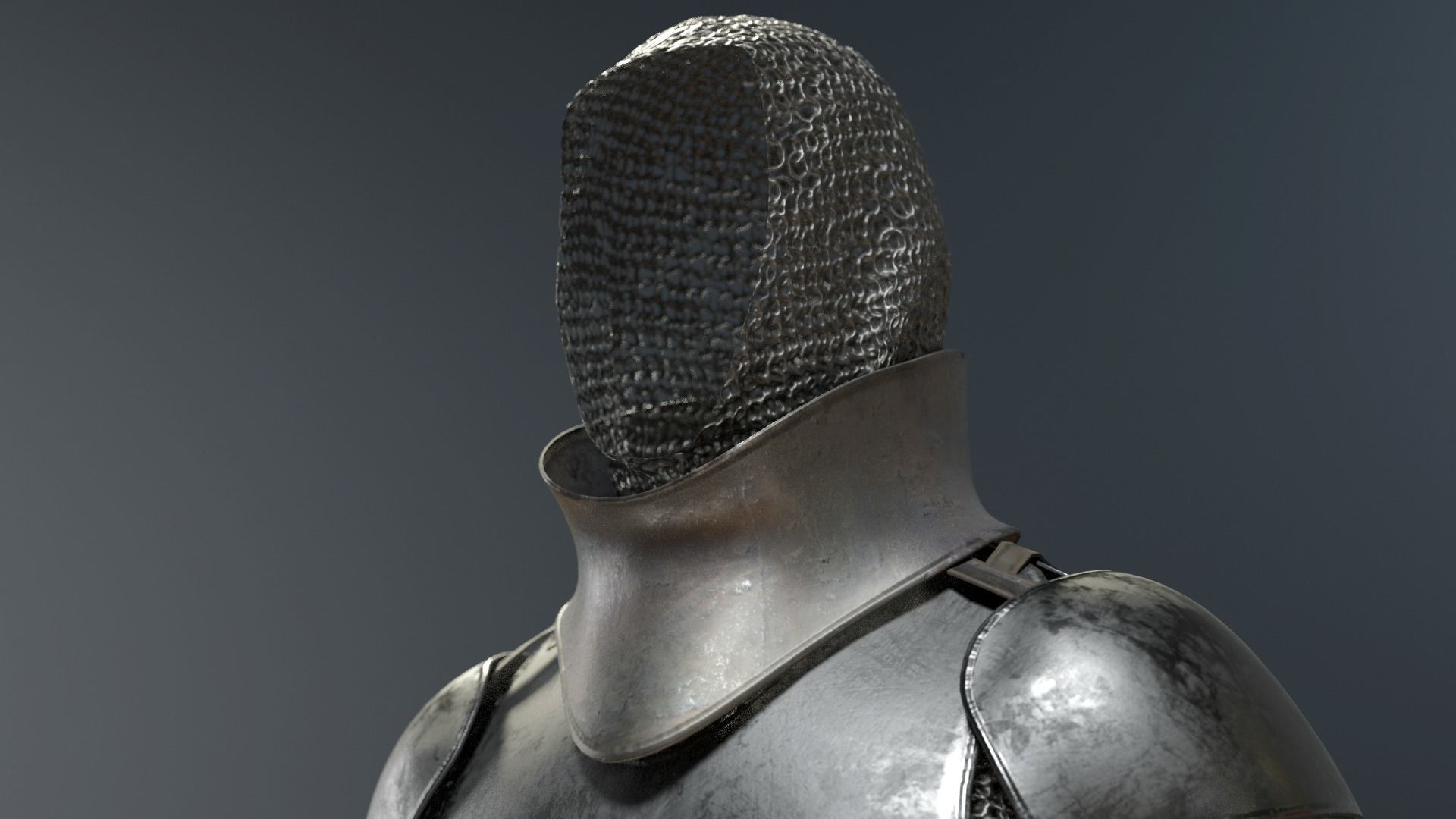 SOLDIER Medieval Knight 3D model_5