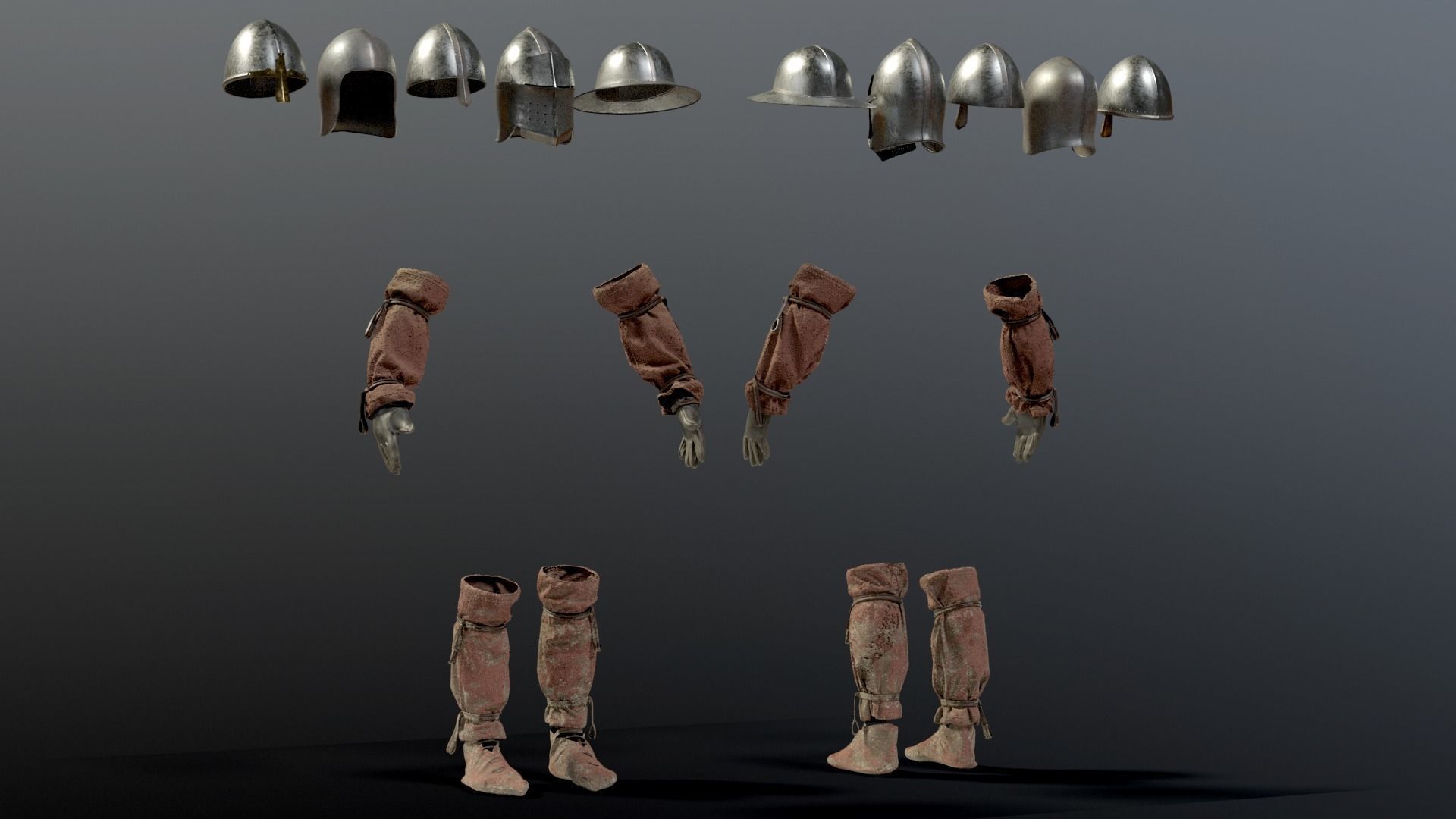 SOLDIER Medieval Knight 3D model_12
