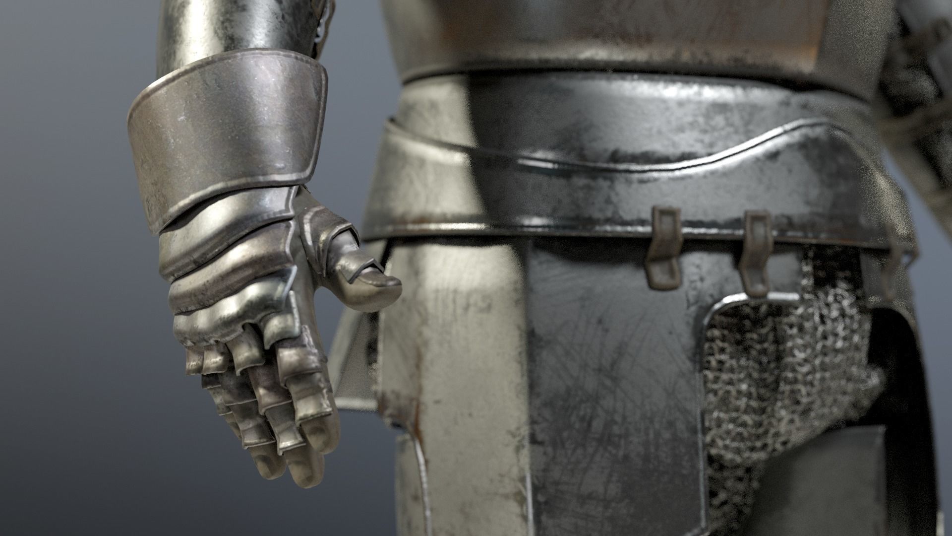 SOLDIER Medieval Knight 3D model_11