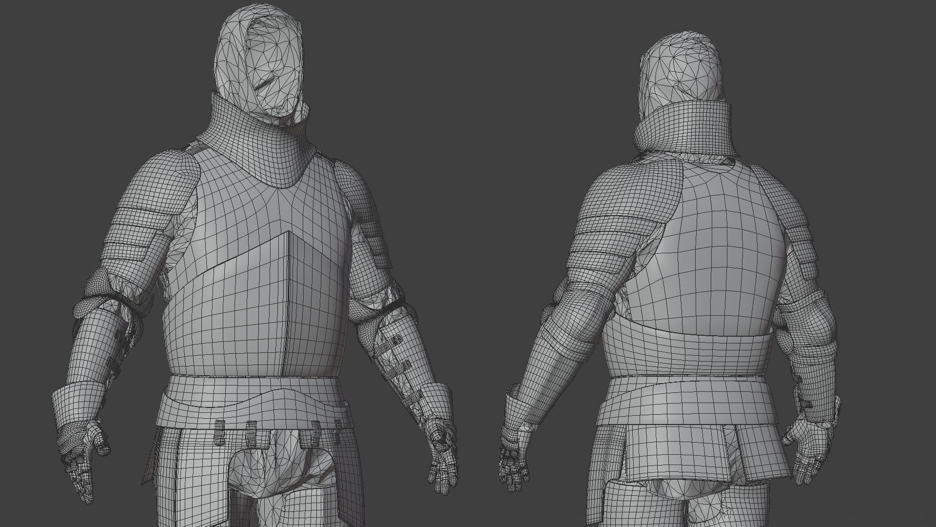 SOLDIER Medieval Knight 3D model_24