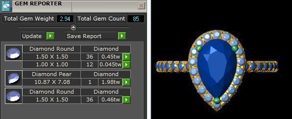 Smaller Head Armored Ring Number 149 3D print model_7