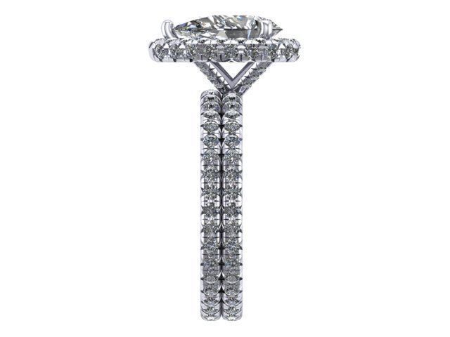 Smaller Head Armored Ring Number 149 3D print model_9