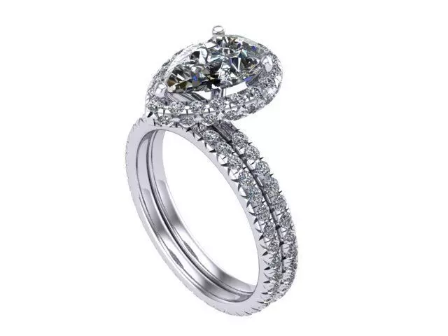 Smaller Head Armored Ring Number 149 3D print model_0