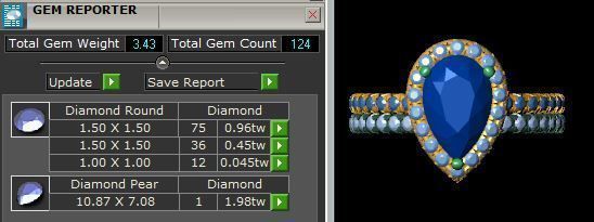 Smaller Head Armored Ring Number 149 3D print model_3