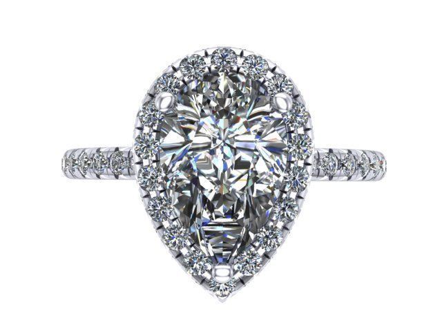 Smaller Head Armored Ring Number 149 3D print model_5