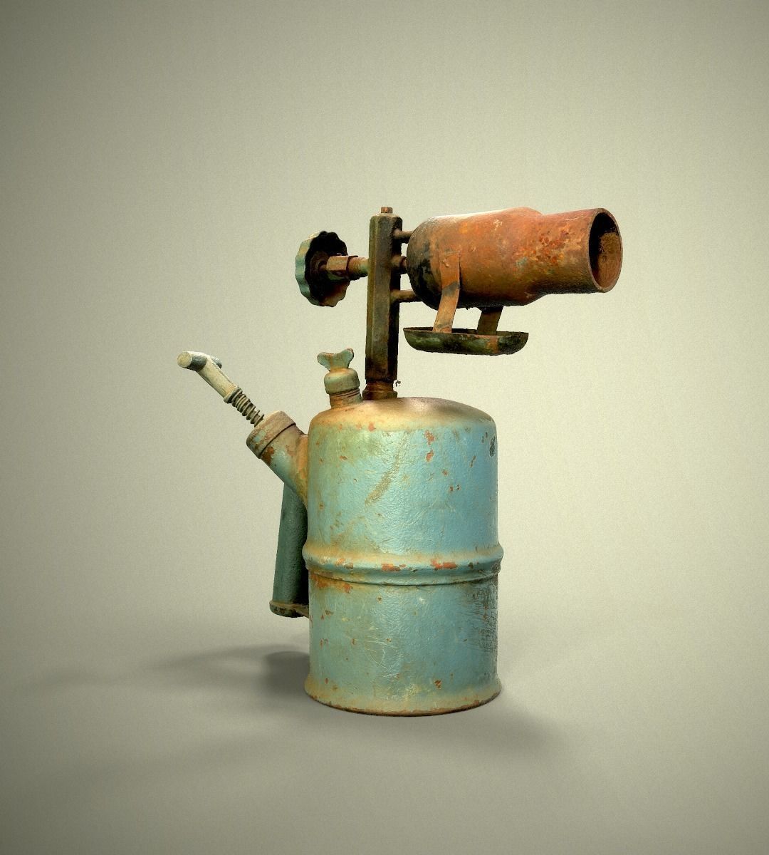 Old Blowtorch 3D model_5