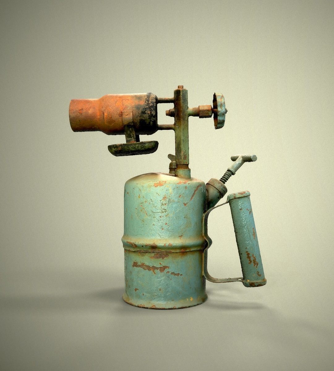 Old Blowtorch 3D model_1