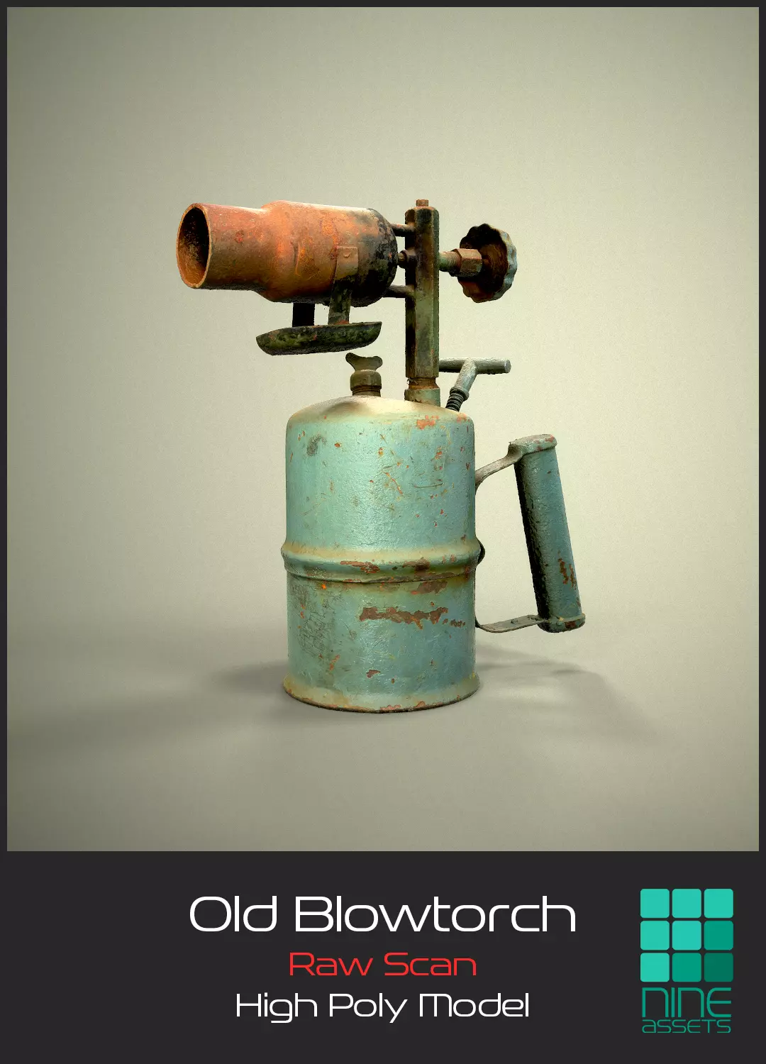 Old Blowtorch 3D model_0