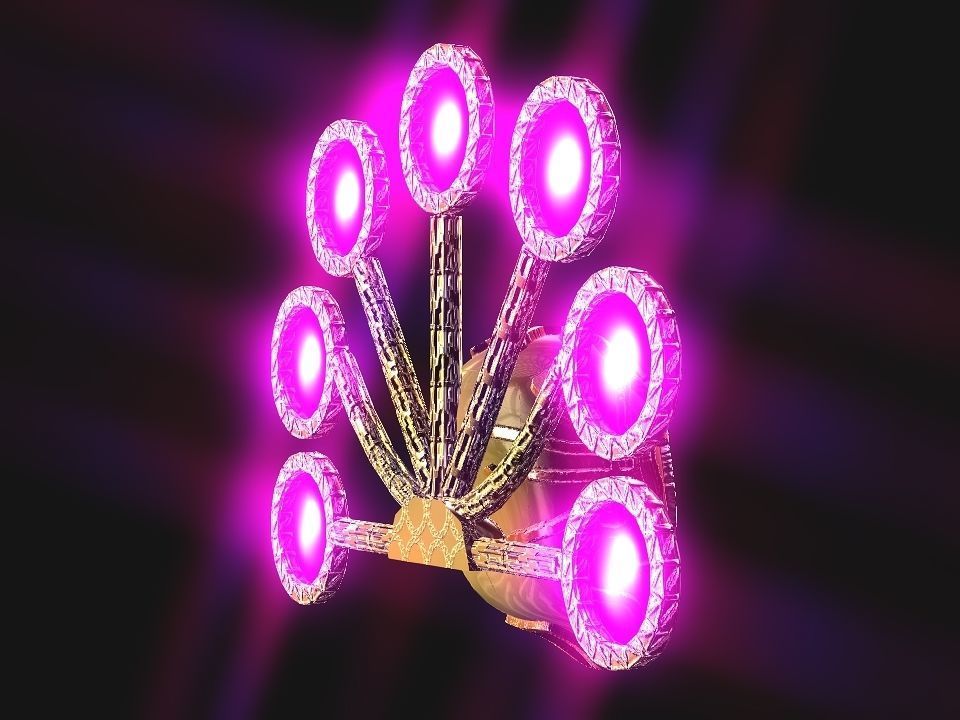 Queen Crown Spaceship Low-poly 3D model_6