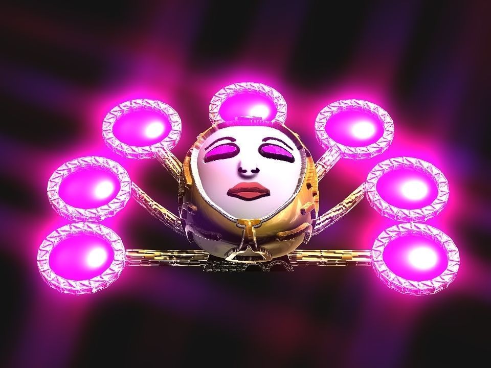 Queen Crown Spaceship Low-poly 3D model_21