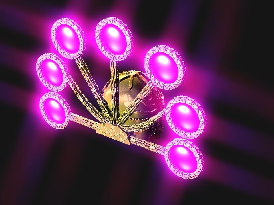 Queen Crown Spaceship Low-poly 3D model_18