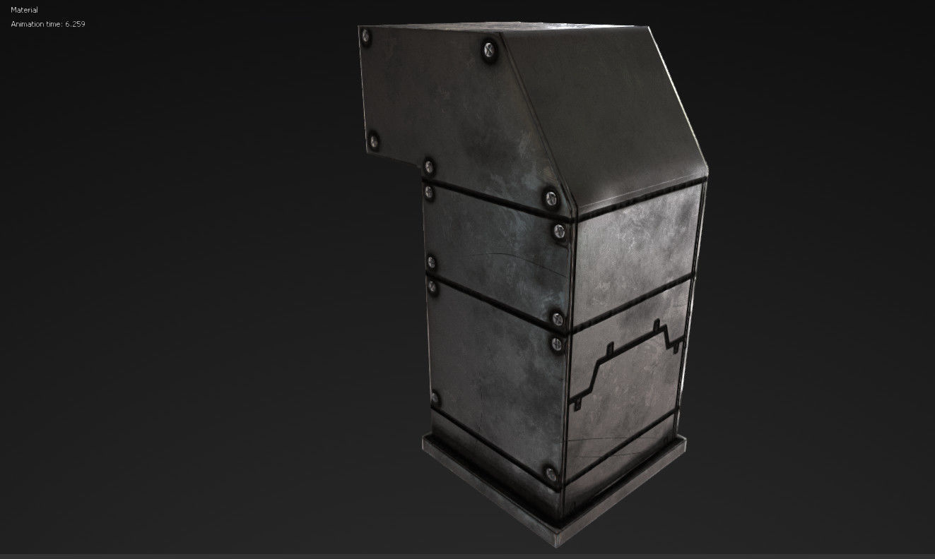 Vent Prop Low-poly 3D model_2