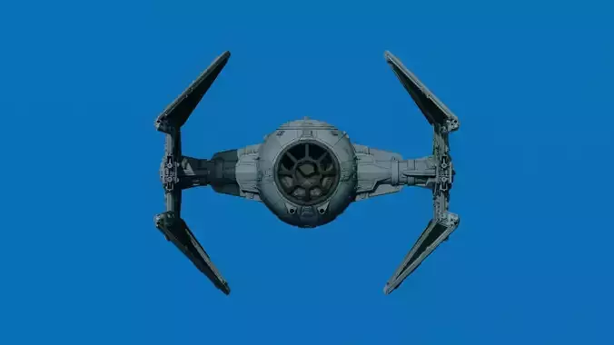 Star Ware Return of the Jedi Tie Interceptor  3D print model