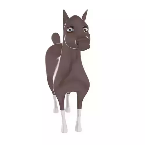 Horse Toy Free low-poly 3D model