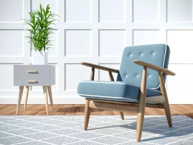 chair side table Free 3D model_0