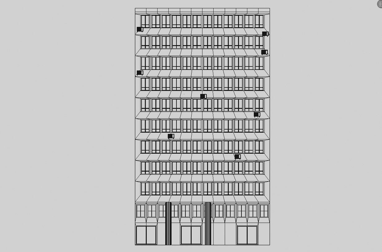 Buenos Aires Style Building 5 3D model_3