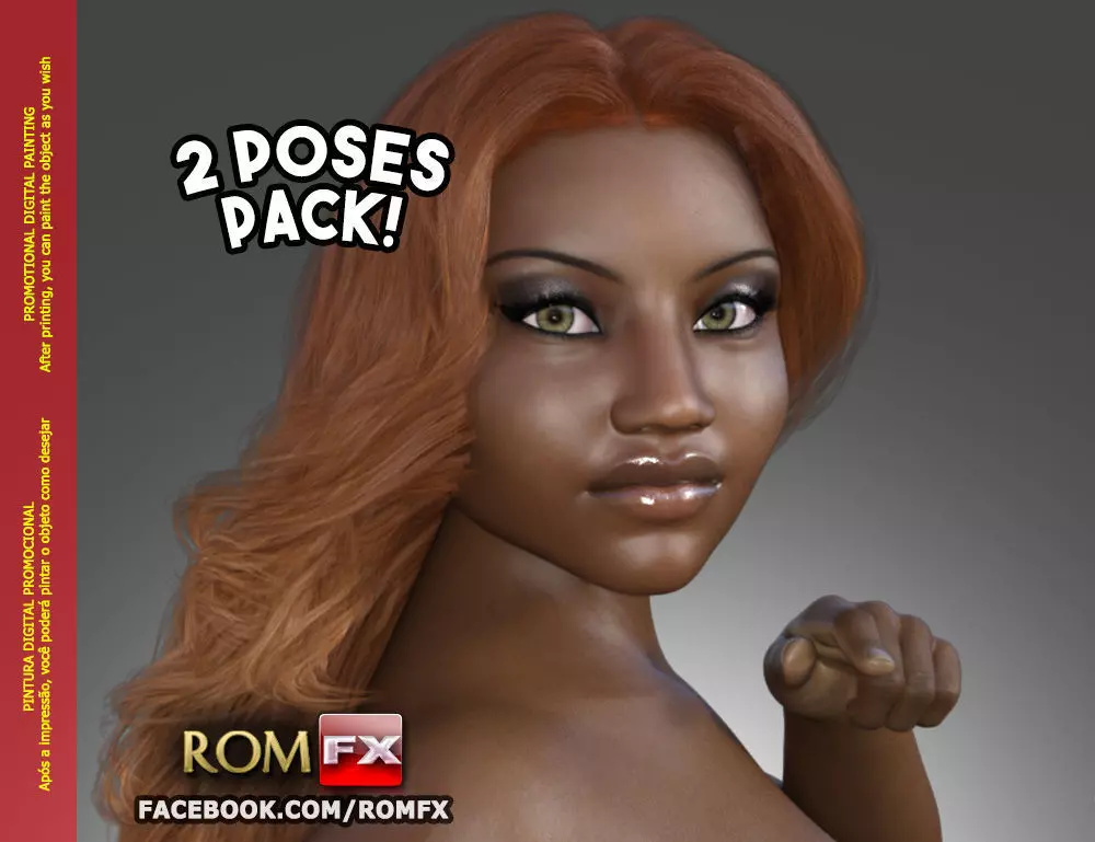 Luana Alves - Ebony Latina Pornstar Printable 3D print model