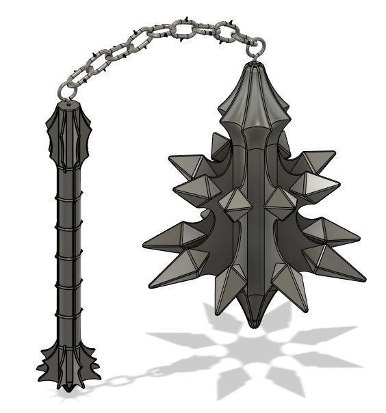 Lord of the Rings The Witch King of Angmar Flail 3D print model_4