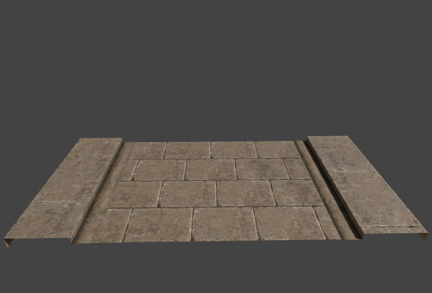 Cathedral Stone Trim Asset pack Free low-poly 3D model_9