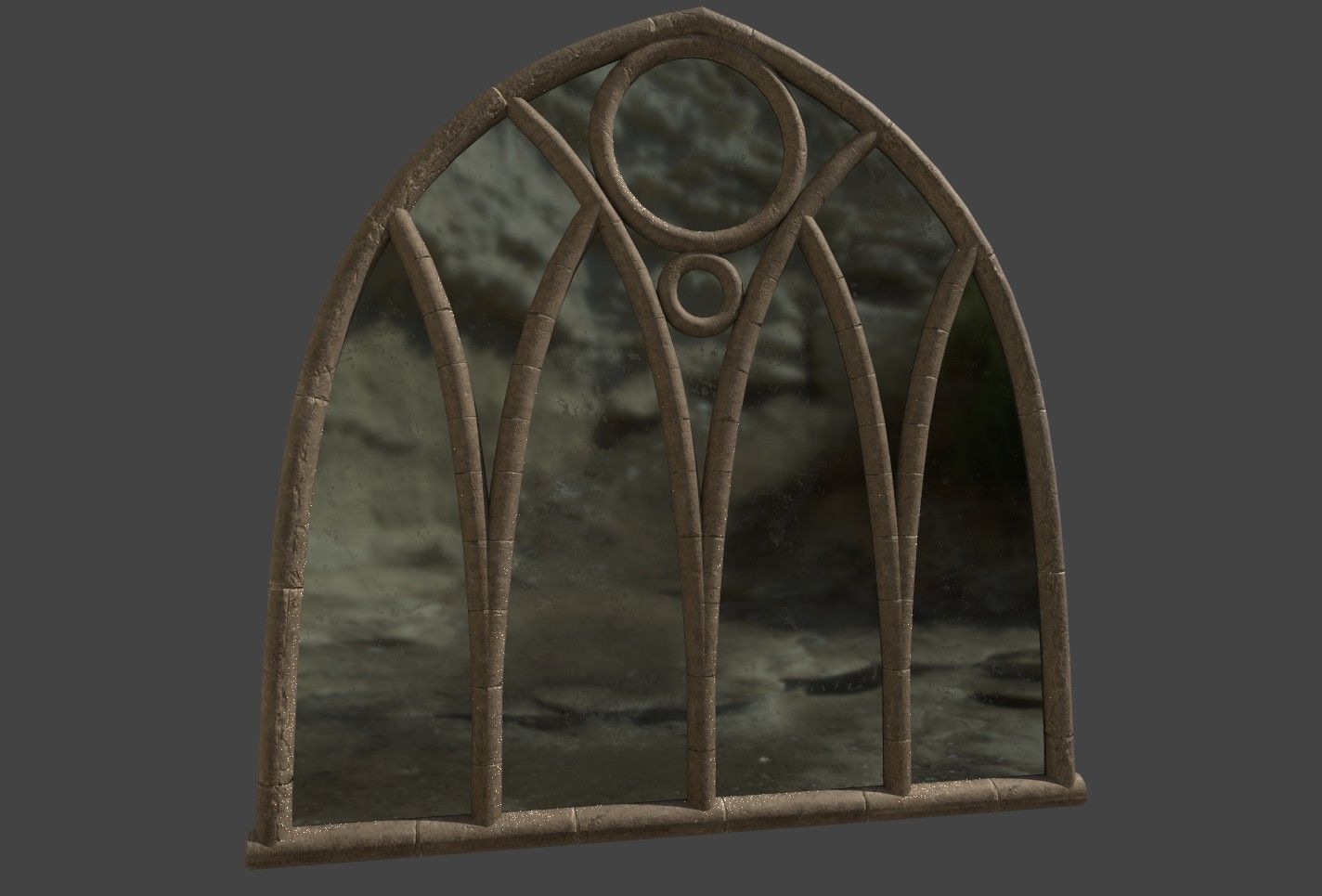 Cathedral Stone Trim Asset pack Free low-poly 3D model_2