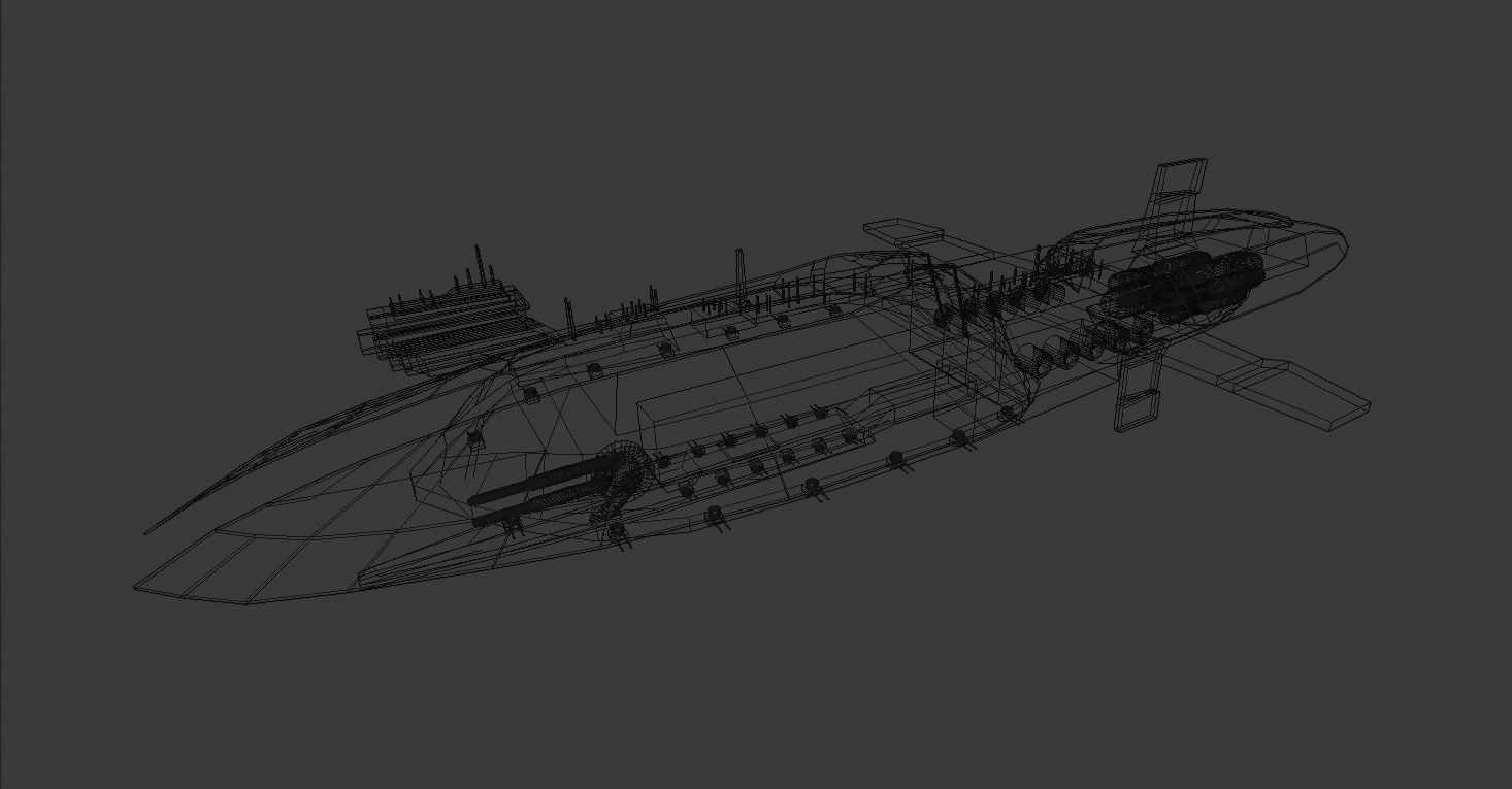 Star Wars - Separatist Cruiser 3D model_6