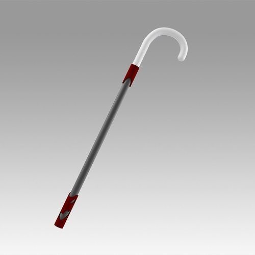 RWBY Roman Torchwick Crutch Cosplay Weapon Prop 3D print model