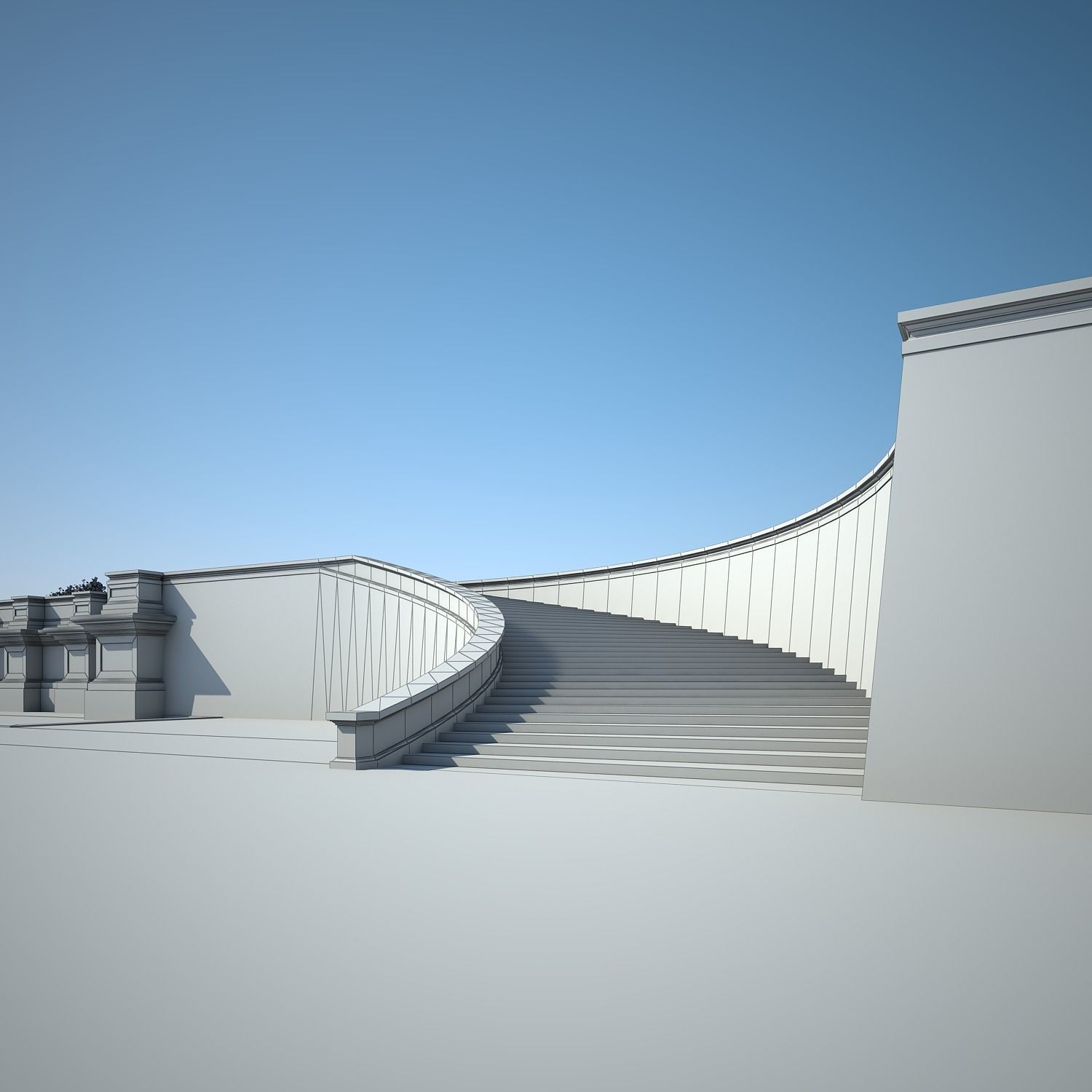 Chateau and Garden 3D model_88