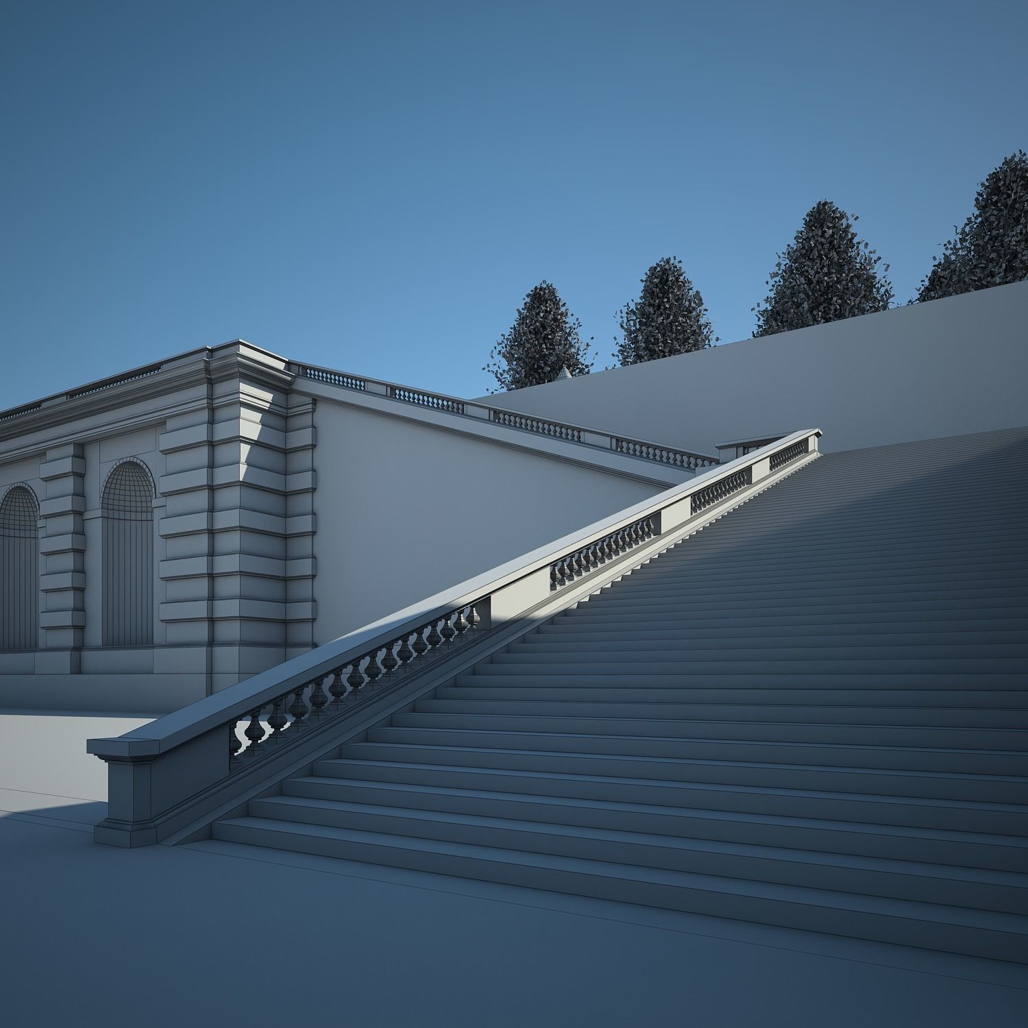 Chateau and Garden 3D model_82