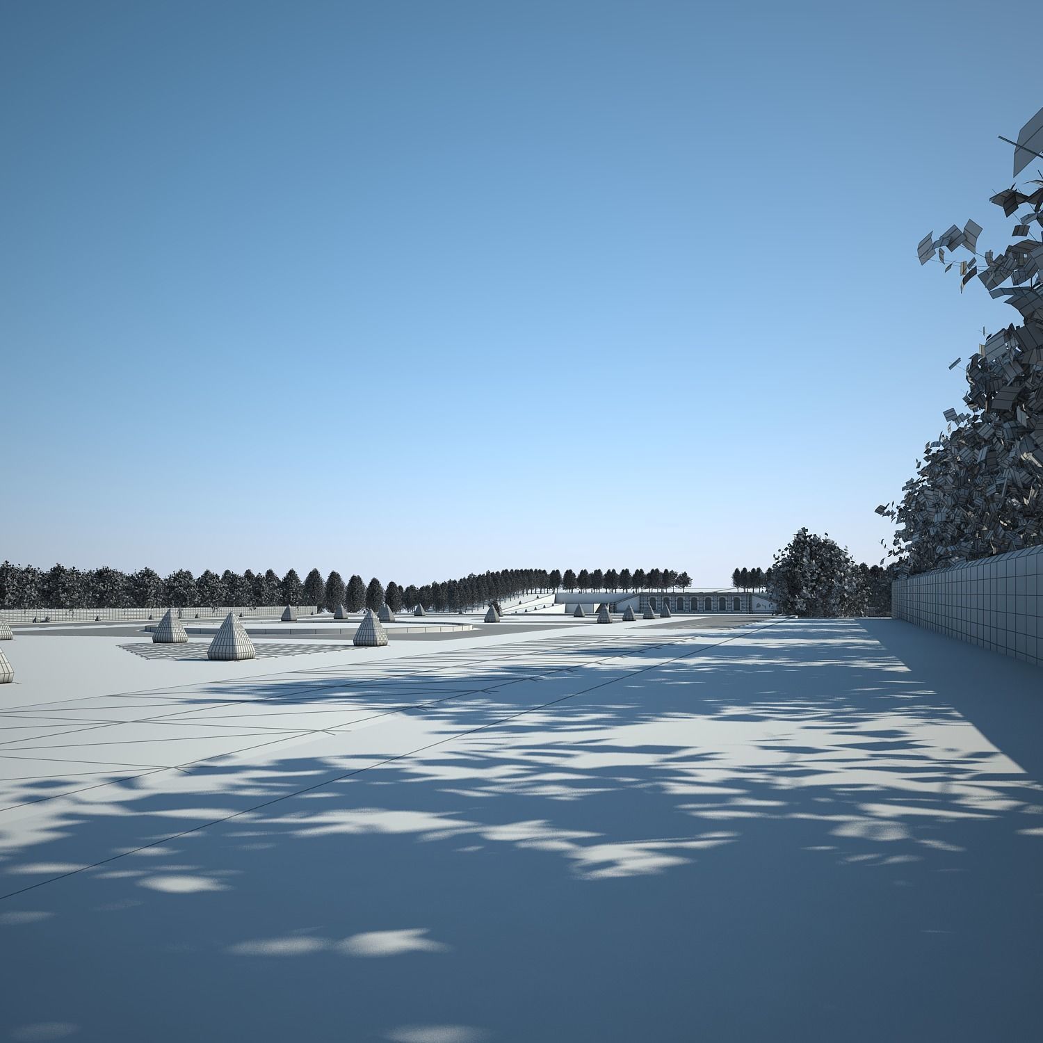 Chateau and Garden 3D model_65