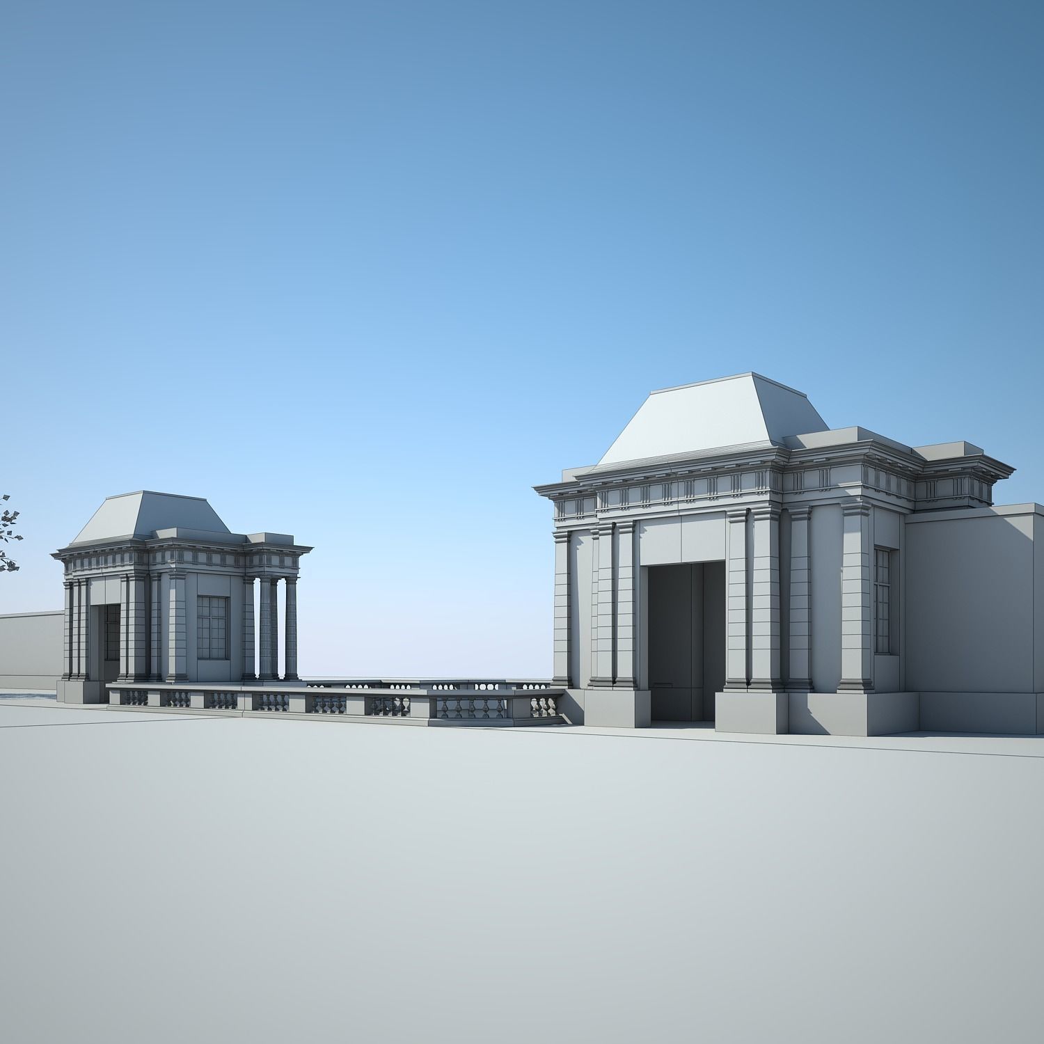 Chateau and Garden 3D model_52