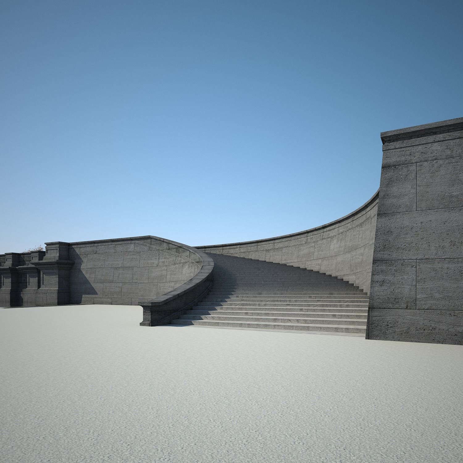 Chateau and Garden 3D model_45