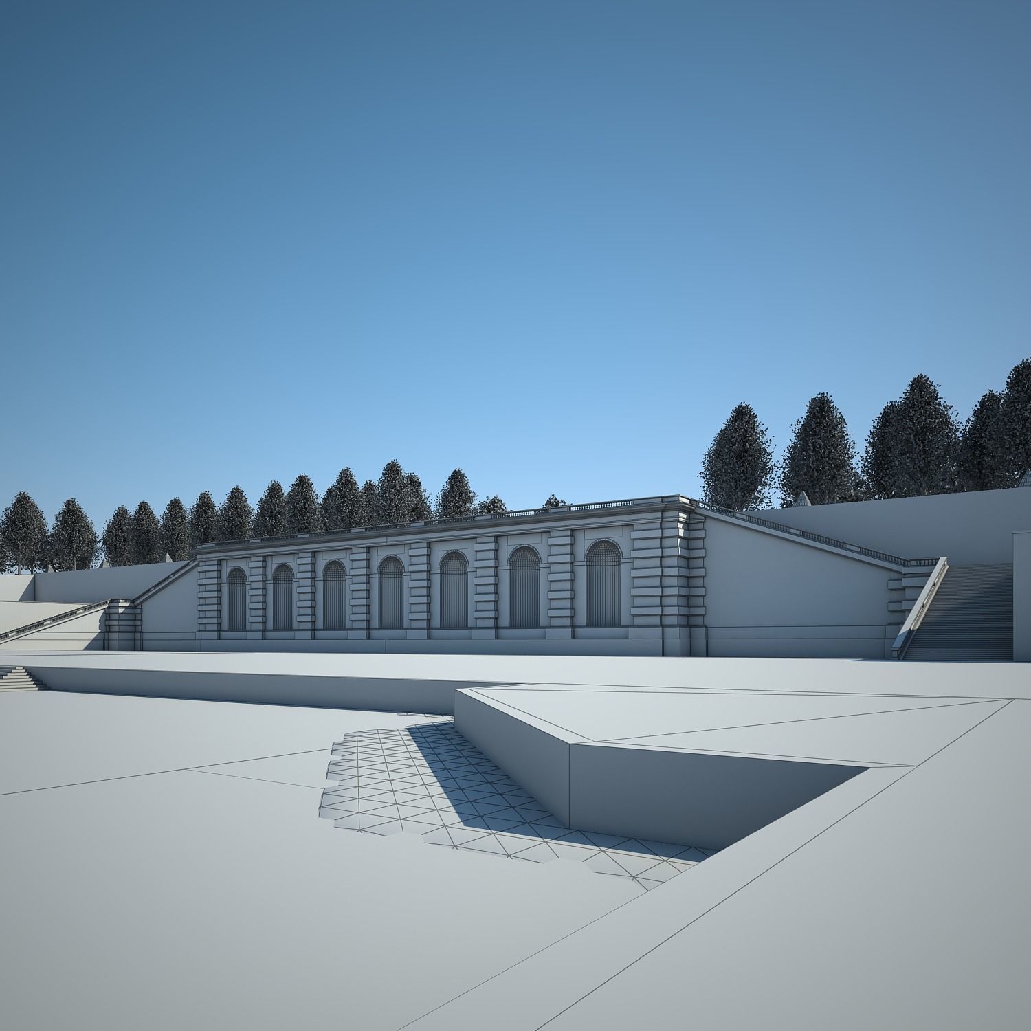 Chateau and Garden 3D model_81